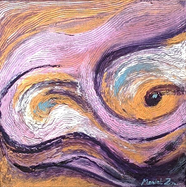 435.jpg - Örvényben - 40 x 40 cm, akril, vászon