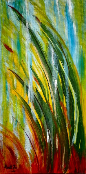 446.jpg - Nádas - 80 x 40 cm, akril, vászon