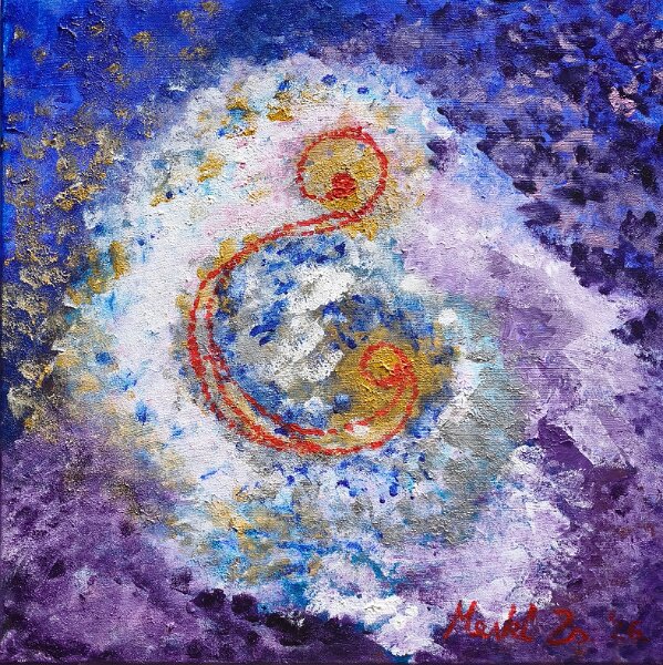 447.jpg - Csillagpor - 50 x 50 cm, akril, vászon